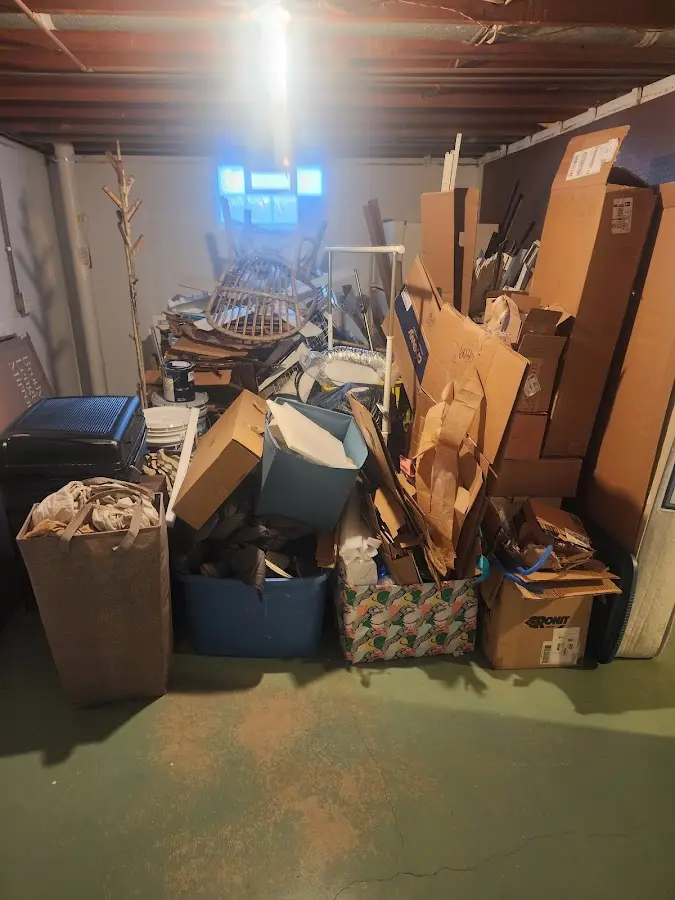 Roll-off dumpster container at job site for Concrete Dumpster Rental in Olive Branch